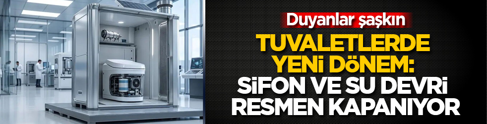 Tuvaletlerde yeni dönem! Sifon ve su devri resmen kapanıyor! Duyanlar şaşkın
