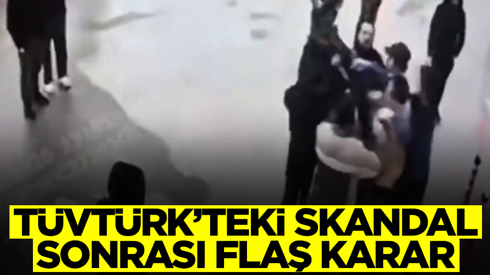 TÜVTÜRK'teki skandal sonrası flaş karar