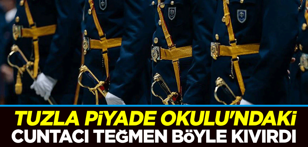Tuzla Piyade Okulu'ndaki cuntacı teğmen böyle kıvırdı