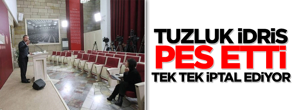 Tuzluk vekil pes etti