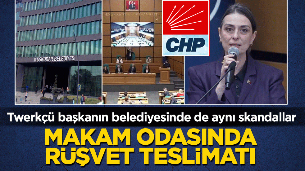 Twerkçü başkanın belediyesinde de aynı skandallar: Makam odasında rüşvet teslimatı