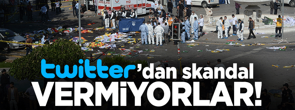 Twitter'dan teröre tam destek!