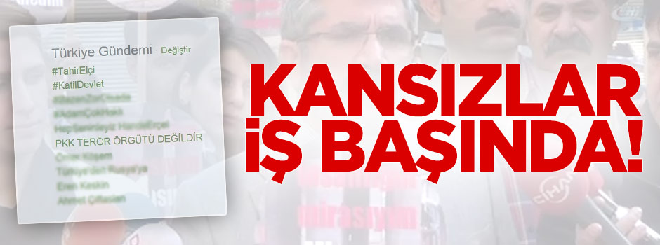 Twitter teröristleri iş başına geçti!