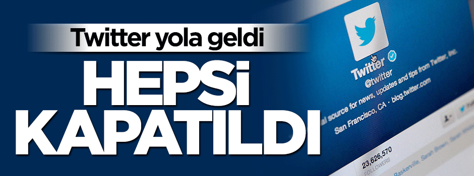 Twitter terörle ilgili 125 bin hesabı kapattı