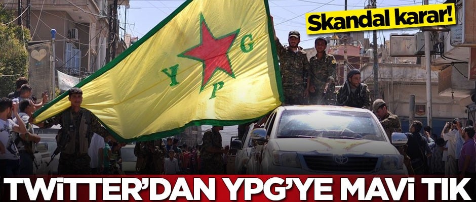 Twitter'dan YPG'ye skandal destek