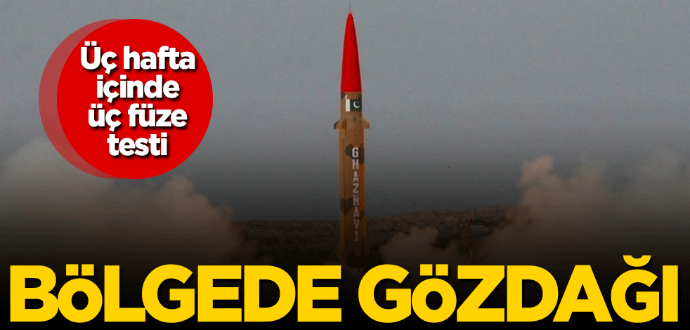 Üç hafta içinde üç füze testi! Bölgede gözdağı