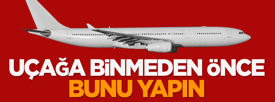 Uçağa binmeden 2 litre su için