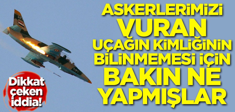Uçağın kimliğinin bilinmemesi için bakın ne yapmışlar! Dikkat çeken iddia