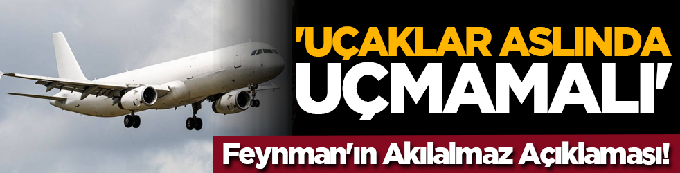 'Uçaklar aslında uçmamalı' Feynman'ın Akılalmaz Açıklaması!