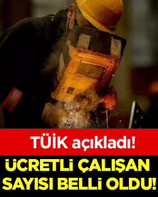 Ücretli çalışan sayısı belli oldu!
