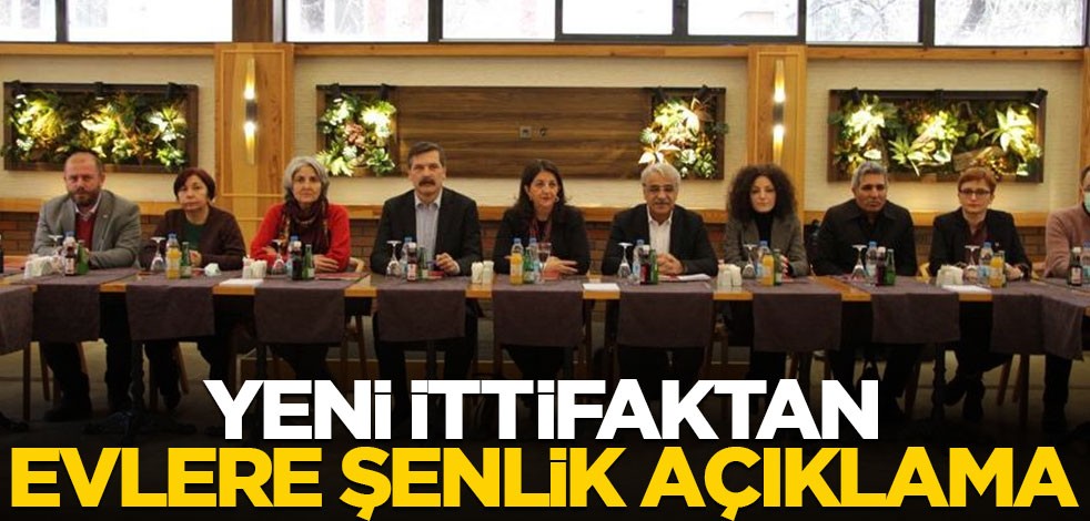 Üçüncü ittifak kuruldu! Evlere şenlik açıklama