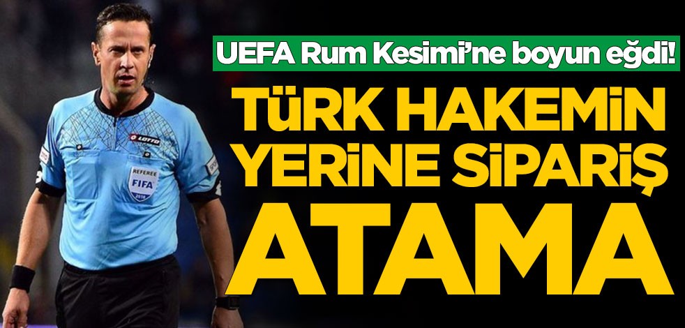 UEFA’dan skandal karar! Halis Özkahya'yı maçtan aldılar