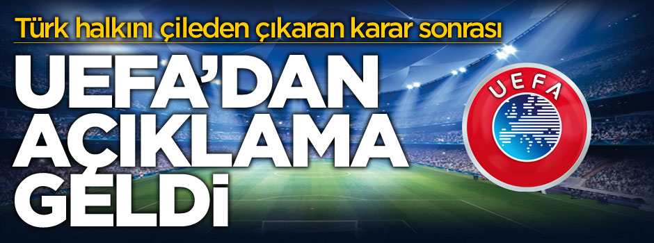 UEFA'dan "Türkiye" açıklaması