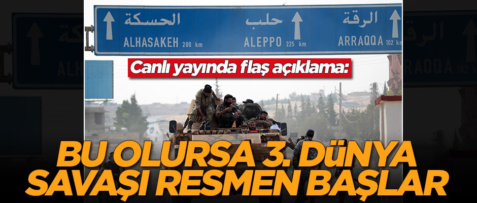 Ufuk Uras'tan flaş sözler: Bu olursa 3. Dünya Savaşı resmen başlar