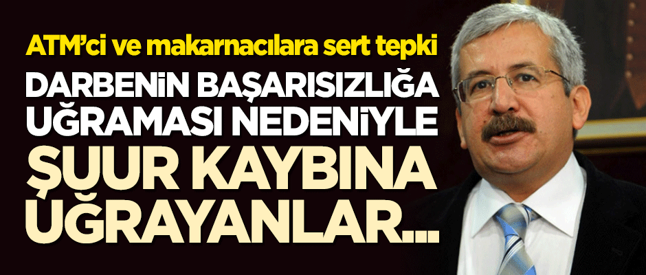 Ufuk Uras'tan ATM'ci ve makarnacılara sert tepki: Darbenin başarısızlığa uğramasıyla şuur kaybına uğrayanlar...