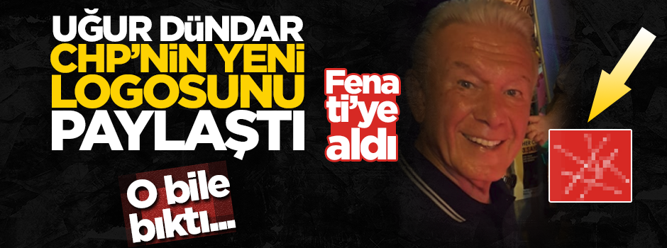 Uğur Dündar CHP'nin yeni logosunu paylaştı