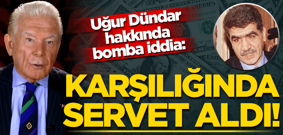 Uğur Dündar hakkında bomba iddia! "Haber yapmamak karşılığında servet aldı"