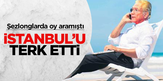 Uğur Dündar İstandul'u terk etti