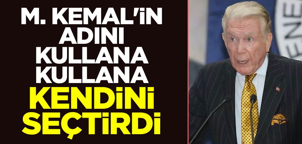 Uğur Dündar, Mustafa Kemal'in adını kullana kullana kendini seçtirdi!