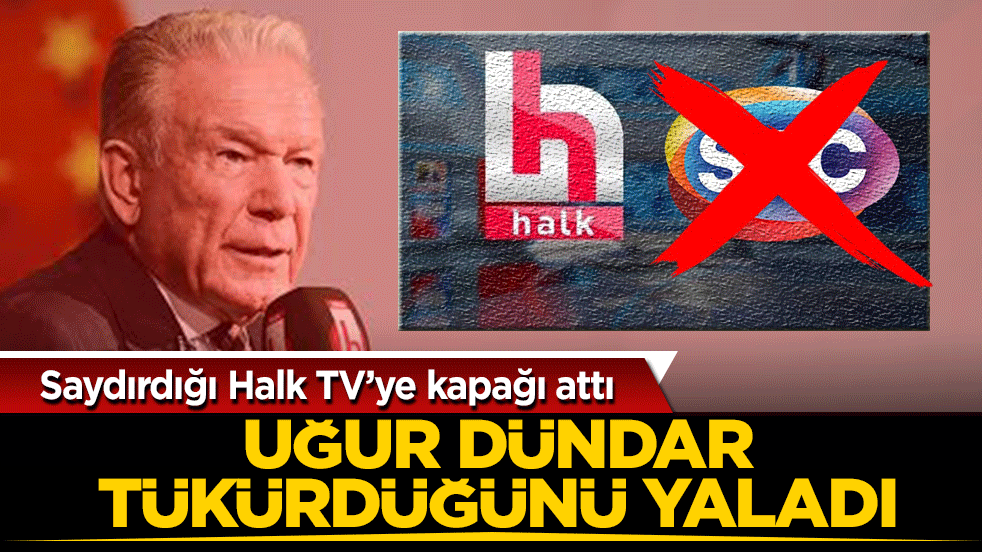 Uğur Dündar tükürdüğünü yaladı: Saydırdığı Halk TV’ye kapağı attı