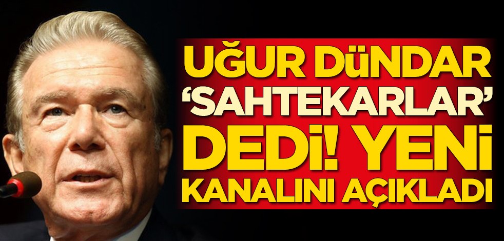 Uğur Dündar yeni kanalını açıkladı