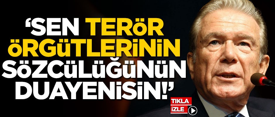 Uğur Dündar'a çok sert tepki: Sen terör örgütlerinin sözcülüğünün duayenisin!