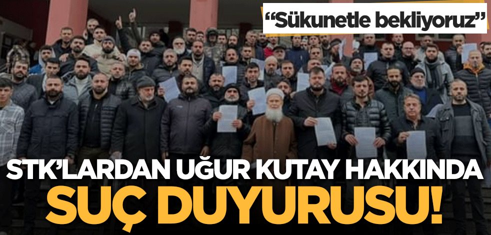 Uğur Kutay hakkında suç duyurusu! "Sükunetimizi koruyoruz ama..."