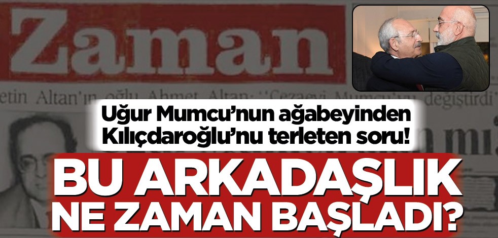 Uğur Mumcu’nun ağabeyinden Kılıçdaroğlu’na zor soru! Bu arkadaşlık ne zaman başladı?