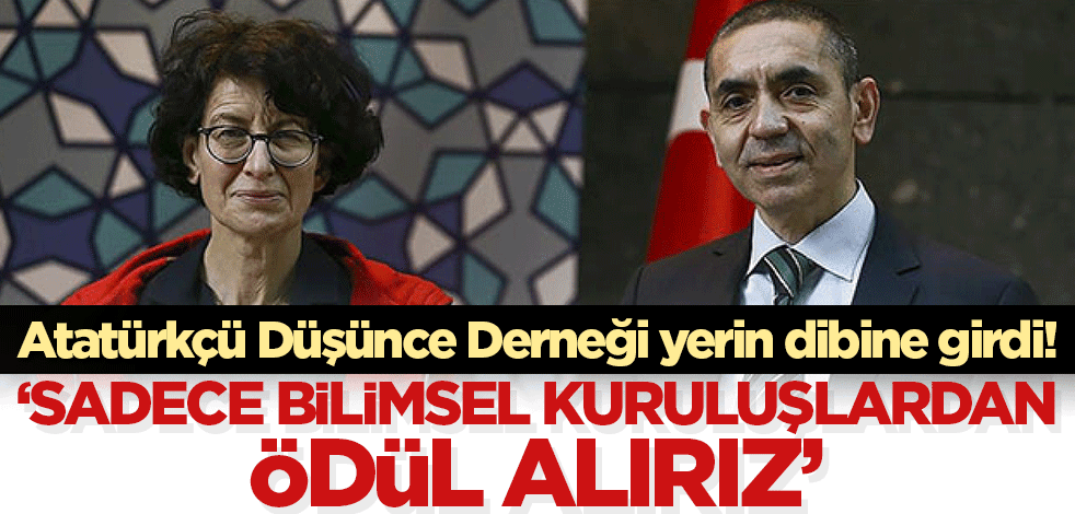 Uğur Şahin ve Özlem Türeci Atatürkçü Düşünce Derneği'ni yerin dibine soktu! 'Sadece bilimsel kuruluşlardan ödül alırız'