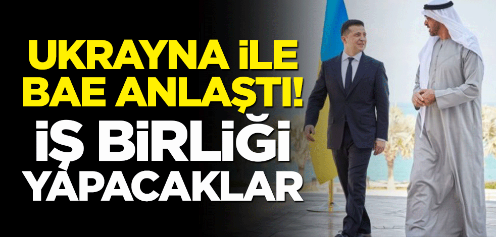 Ukrayna ile BAE anlaştı! İş birliği yapacaklar