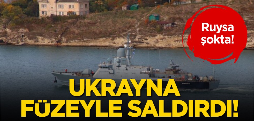Ukrayna Kerç’e 15 füzeyle saldırdı! Kilometrelerce öteden tek tek Rus savaş gemisi vuruldu