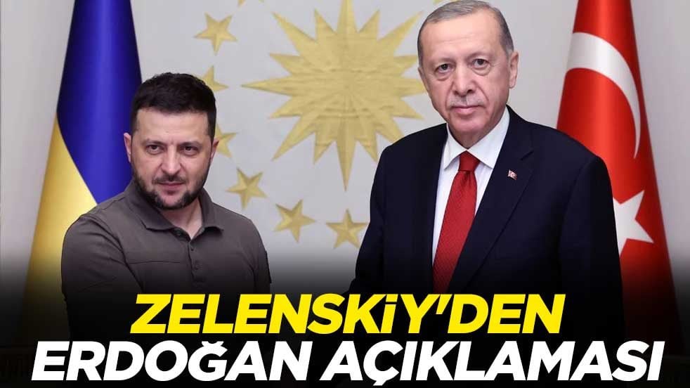 Ukrayna lideri Zelenskiy'den Erdoğan açıklaması