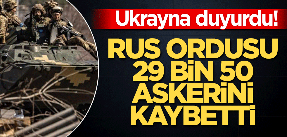 Ukrayna: Rus ordusu 29 bin 50 askerini, 1285 tankını kaybetti