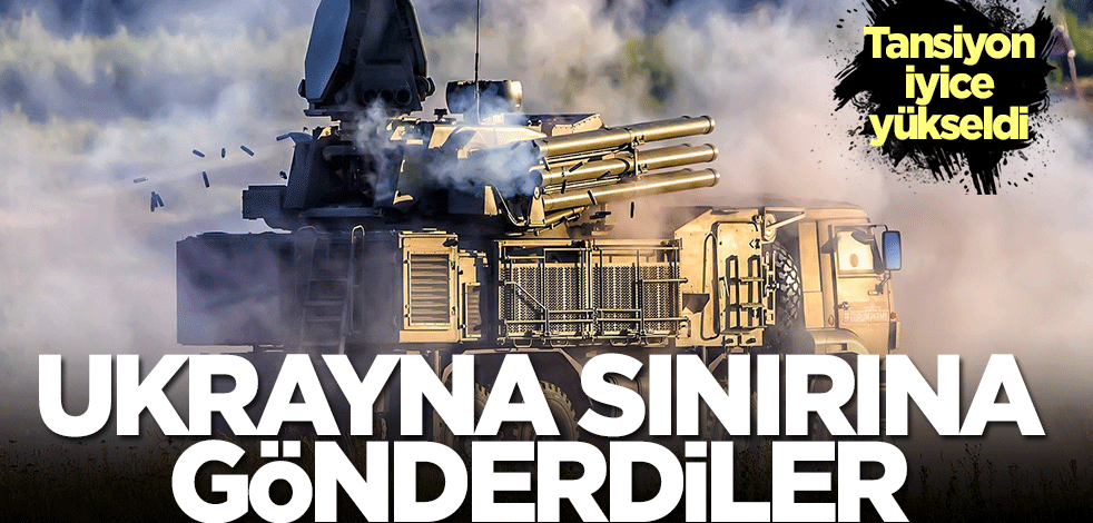 Ukrayna sınırına Pantsir gönderdiler! Donbas'ta tansiyon iyice yükseldi