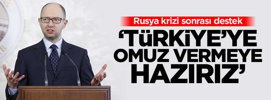 Ukrayna: Türkiye'ye omuz vermeye hazırız