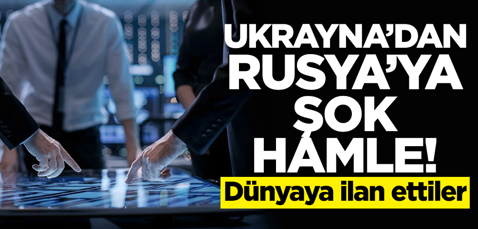 Ukrayna'da Rusya'ya şok hamle! Dünyaya ilan ettiler