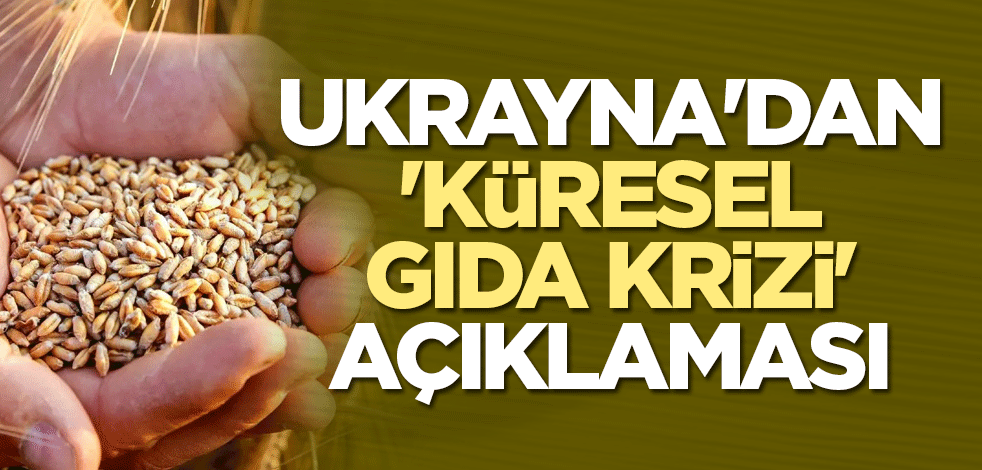 Ukrayna'dan 'küresel gıda krizi' açıklaması