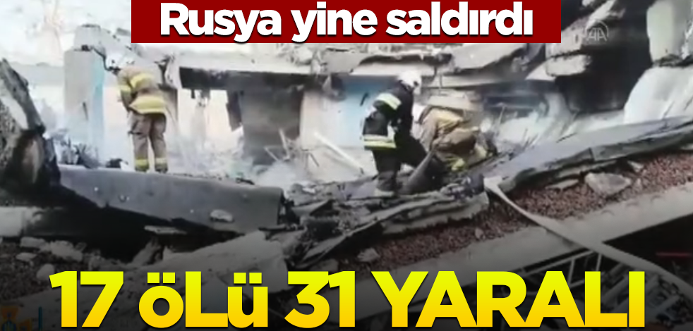 Ukrayna'ya yeni saldırı! Çok sayıda ölü ve yaralı var