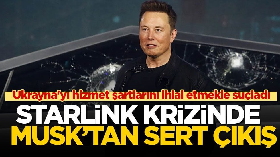 Ukrayna'yı hizmet şartlarını ihlal etmekle suçladı! Starlink krizinde Musk’tan sert çıkış