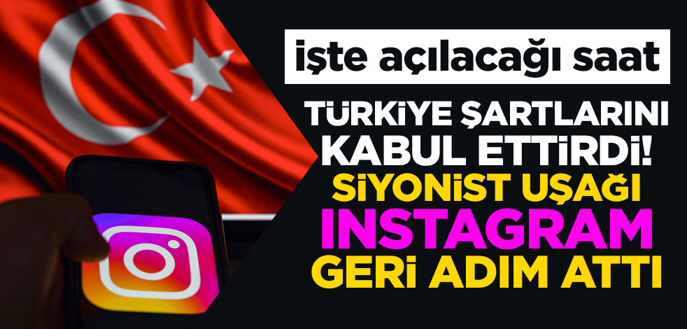 Ulaştırma ve Altyapı Bakanı Abdulkadir Uraloğlu açıkladı... Türkiye şartlarını kabul ettirdi! Siyonist uşağı Instagram geri adım attı