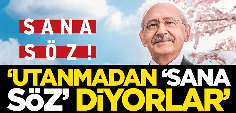 Ulaştırma ve Altyapı Bakanı Adil Karaismailoğlu: Utanmadan ’sana söz’ diyorlar