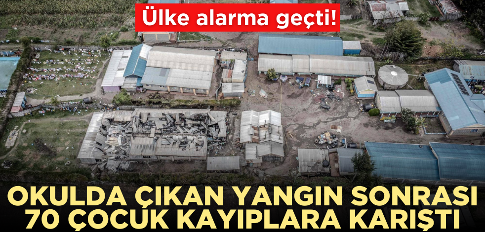 Ülke alarma geçti! Okulda çıkan yangın sonrası 70 çocuk kayıplara karıştı