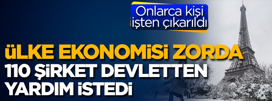 Yoğun kış, Fransa ekonomisini olumsuz etkiledi