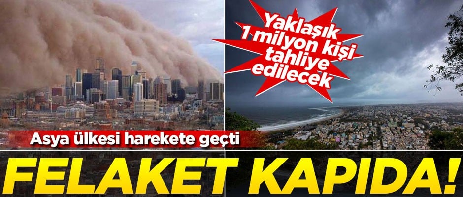 Asya ülkesi felakete hazırlanıyor! Yaklaşık 1 milyon kişi tahliye edilecek