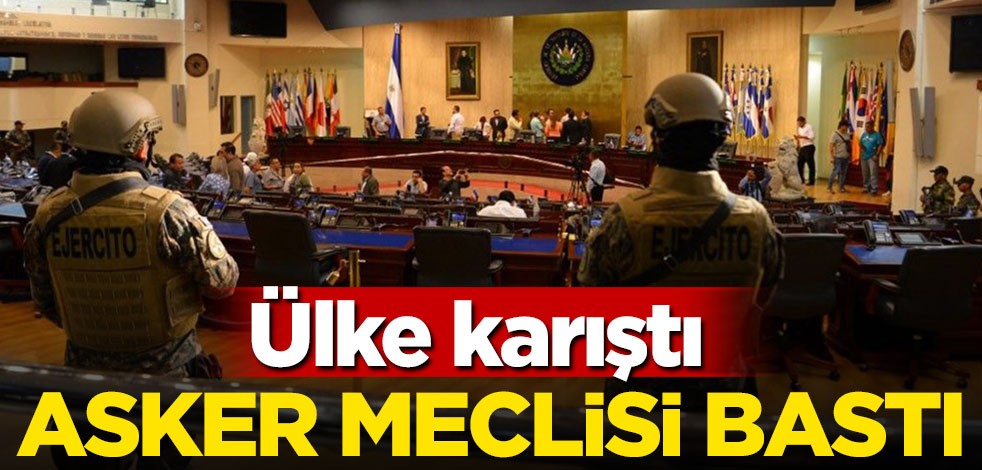 Ülke karıştı! Asker Meclisi bastı
