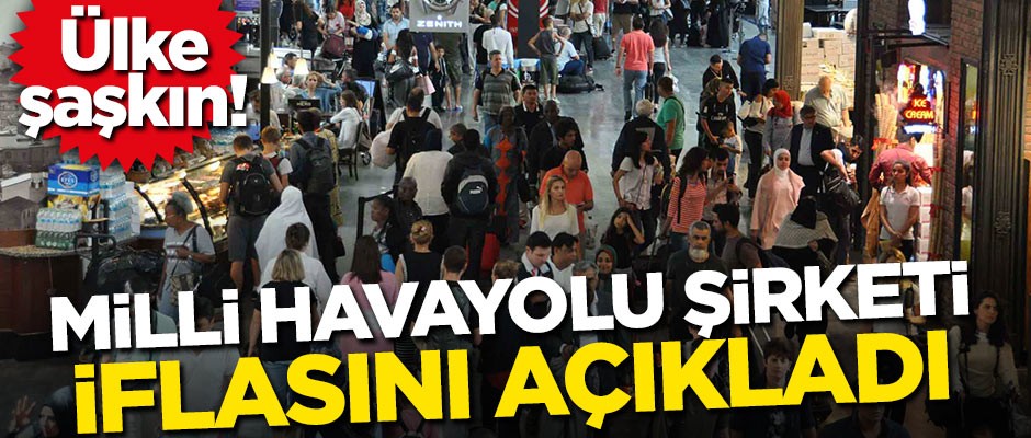 Ülke şaşkın! Milli havayolu şirketi iflasını açıkladı