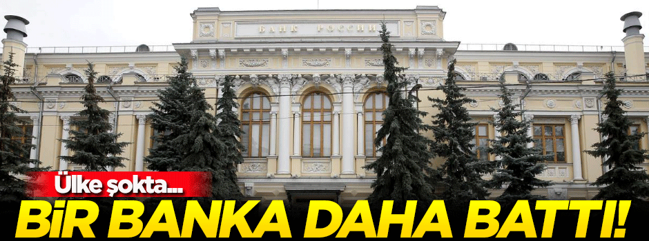 Ülke şokta! Bir banka daha battı...