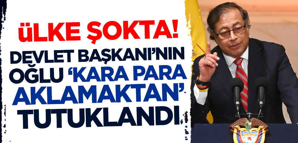 Ülke şokta! Devlet Başkanı'nın oğlu kara para aklamaktan tutuklandı