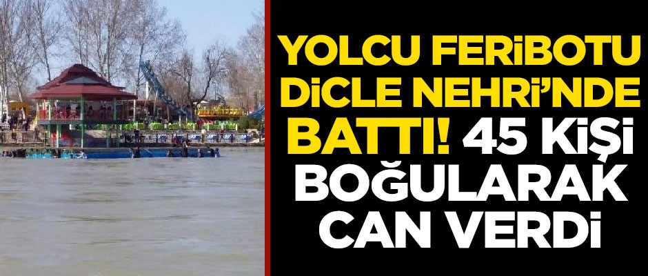 Ülke şokta! Irak'ta yolcu feribotu battı, en az 45 ölü var