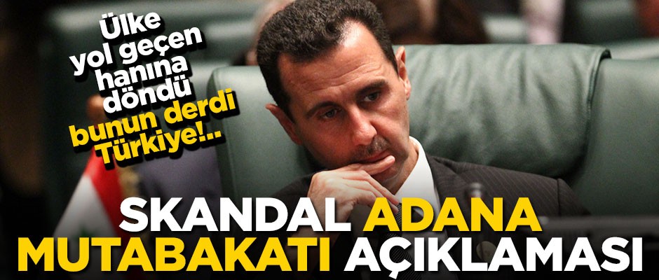 Ülke yol geçen hanına dönmüş, bunun derdi Türkiye! Suriye'den skandal Adana Mutabakatı açıklaması